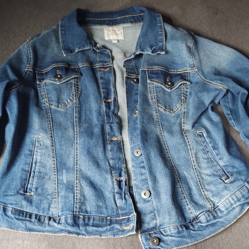 Torrid size 2 denim jacket